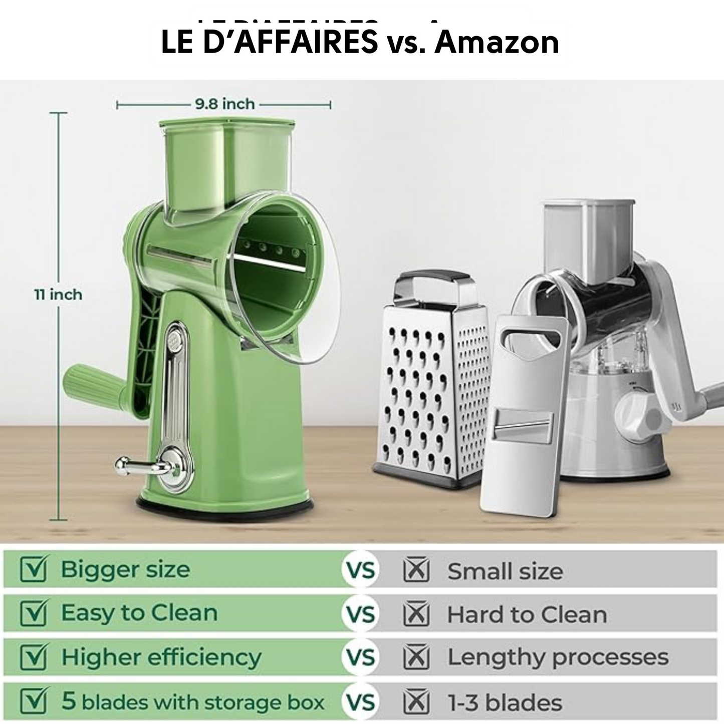 Rallador Gourmet 5 en 1