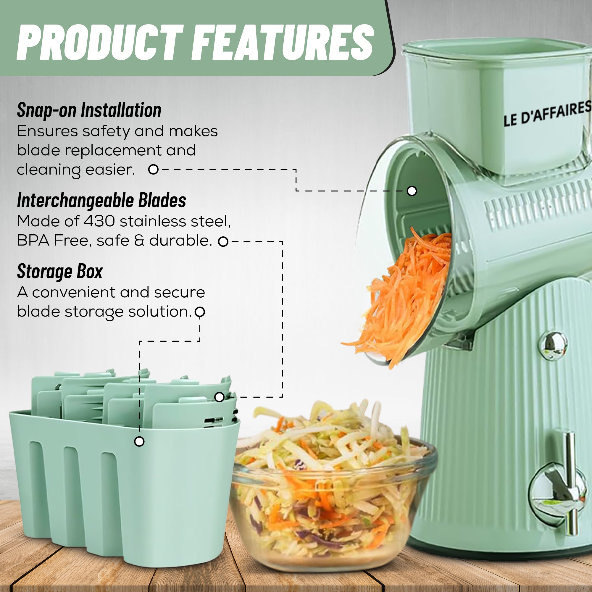 5 in 1 Gourmet Cheese Grater